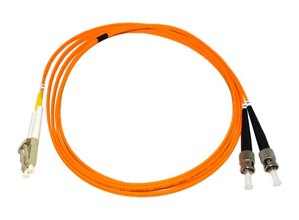 LinkIT fibersnor OM2 LC/ST 20m Duplex | MM | LSZH 