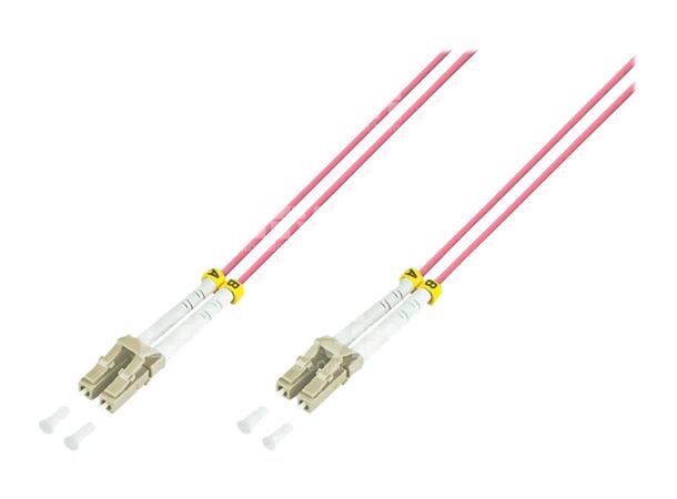LinkIT fibersnor OM4 LC/LC 10m Duplex , MM , LSZH 