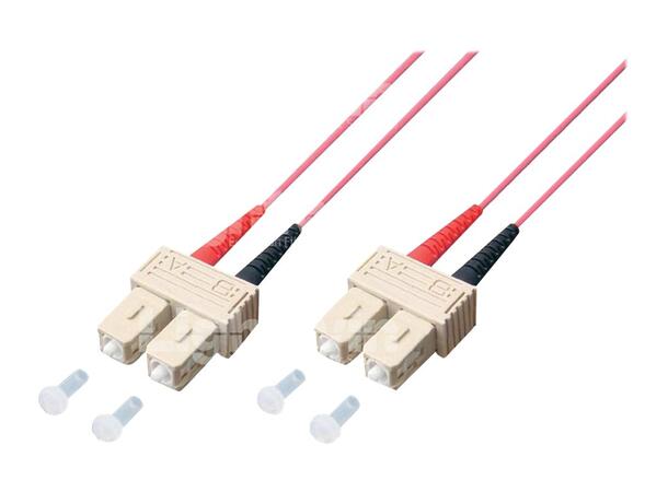LinkIT fibersnor OM4 SC/SC 3m Duplex , MM , LSZH 