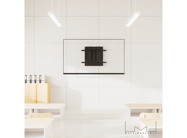 Multibrackets Veggfeste Counterbalanced Svart, 23-40kg, 600x600, 37-65" 