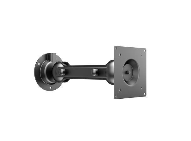 Multibrackets veggfeste Tablet arm Svart, Vesa 100x100, 6Kg, tilt. 7"-32" 