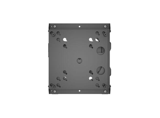 Multibrackets veggfeste super flip Svart, 35Kg,400x400, Flip & Rotate 