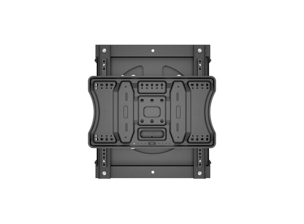 Multibrackets veggfeste super flip Svart, 35Kg,400x400, Flip & Rotate 