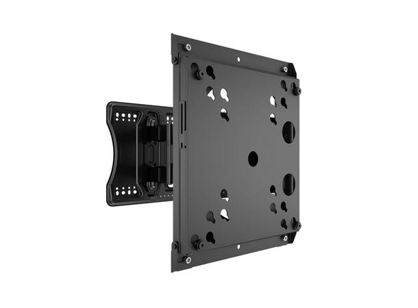 Multibrackets veggfeste super flip Svart, 35Kg,400x400, Flip & Rotate 