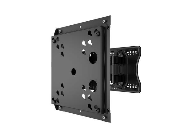 Multibrackets veggfeste super flip Svart, 35Kg,400x400, Flip & Rotate 