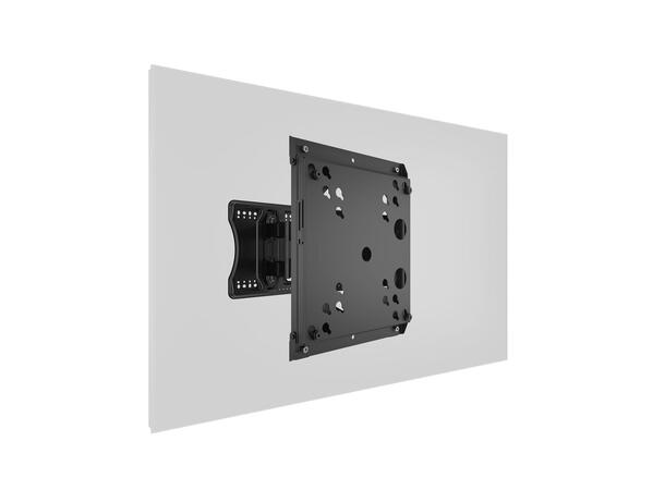 Multibrackets veggfeste super flip Svart, 35Kg,400x400, Flip & Rotate 