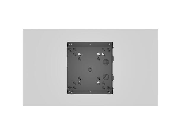 Multibrackets veggfeste super flip Svart, 35Kg,400x400, Flip & Rotate 