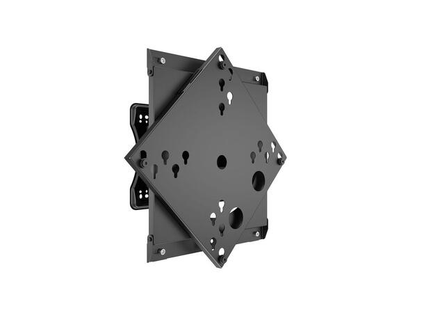 Multibrackets veggfeste super flip Svart, 35Kg,400x400, Flip & Rotate 