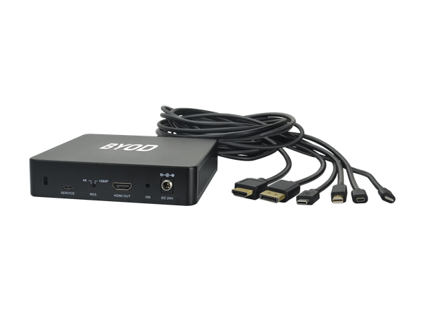 Stoltzen BYOD Presentation Switcher 5 in USB-C,MiniDP,DP,HDMI,MicroHDMI