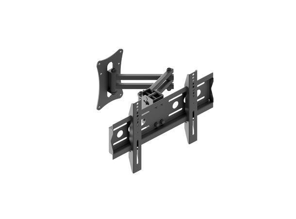 EDBAK Veggfeste LWS1 svingarm 26-42" -2/14° tilt Komplett sett 