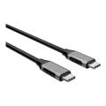 Elivi USB C til C kabel 0,5 meter Svart/Space Grey, 10gbps/100W