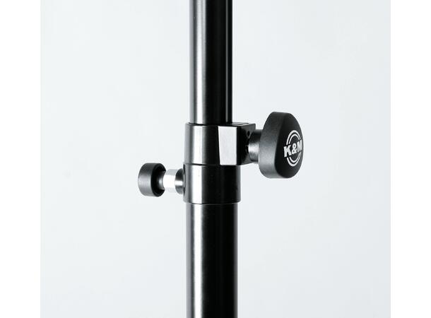 K&M Høyttalerstativ  214/6 sort Aluminium Maks last 50kg 