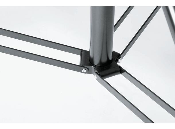 K&M Høyttalerstativ  214/6 sort Aluminium Maks last 50kg 