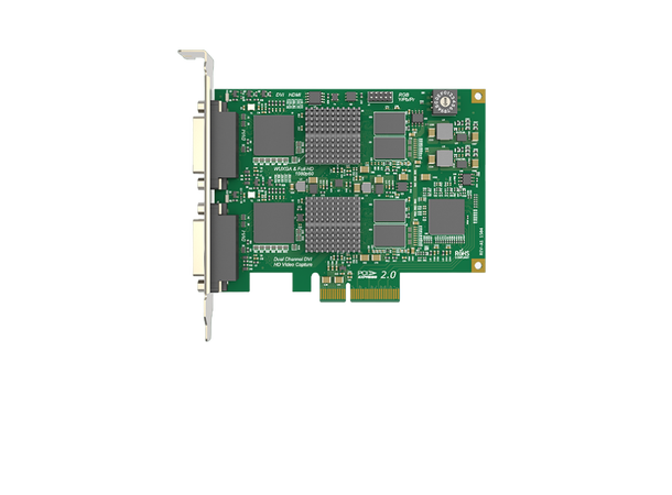 Magewell Pro capture dual DVI FH PCIe x4, 2-CH HDMI DVI VGA YPbPr CVBS