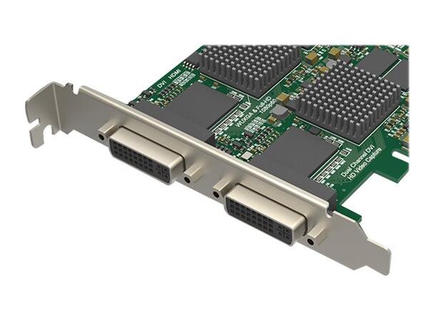 Magewell Pro capture dual DVI FH PCIe x4, 2-CH HDMI DVI VGA YPbPr CVBS 