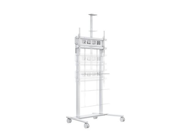 Multibrackets Tralle motor floorstand XL Hvit, 1000x600, 150kg, 42-100" 