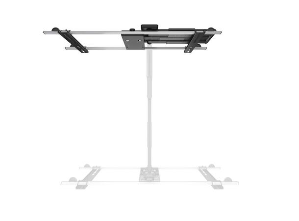 Multibrackets Veggfeste flexarm Thin L Svart, 600x400, 30Kg, 37" - 65" 