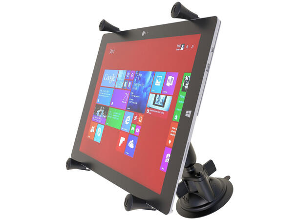 RAM Mount X-Grip Large Tablet Mount Med Twist-Lock Sugekopp 