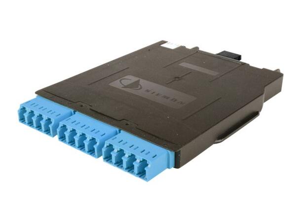 Siemon Fiber MTP Enclosure, OM4, 12 x LC OM4, MTP kassett