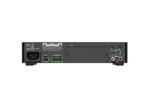 Audac Forsterker COM104 40W 100V Phoenix 