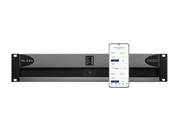 Blaze Audio PowerZone Connect 3004 EU 4x750W @2-4 4x400W @ 8  2x1500W @ 100V 