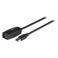 Elivi USB 3.0 A Forlenger kabel 5 meter Aktiv, M/F, 3.0, Svart