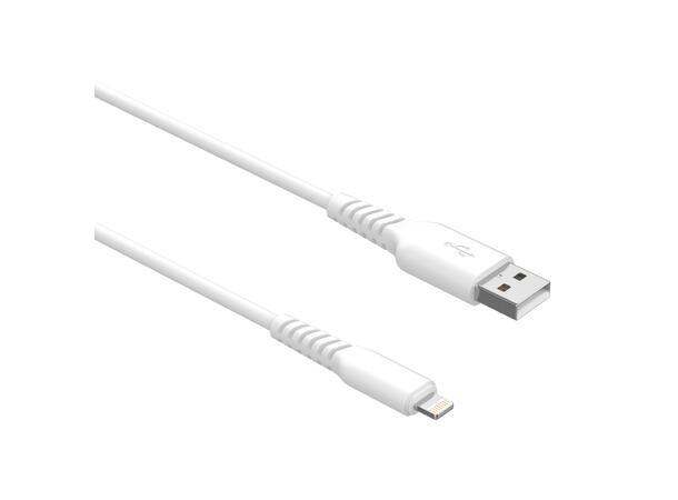 Elivi USB A til Lightning kabel 3 meter Hvit