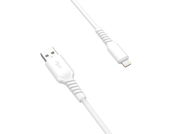 Elivi USB A til Lightning kabel 3 meter Hvit