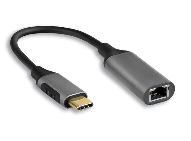 Elivi USB C til RJ45 Nettverks adapter Type-C - Ethernet Female 1000Mbps