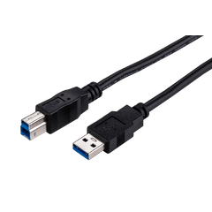 LinkIT USB 3.0,  A-B, svart