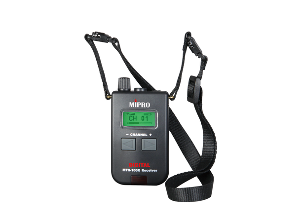 Mipro Trådløs mottaker MTG-100R Ladbar tourguide mottaker ISM digital 