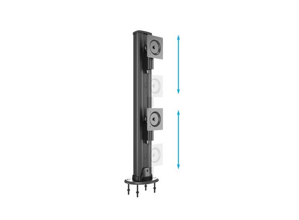 Multibrackets Gjennom bordet brakett HD Passer til bordstativ HD single/dual 