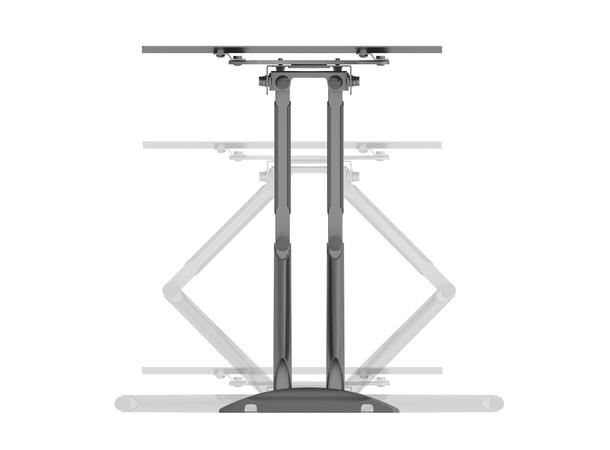 Multibrackets Veggfeste Dual Portrait Svart, 400x600, 30Kg, 40-70", 6-51cm 