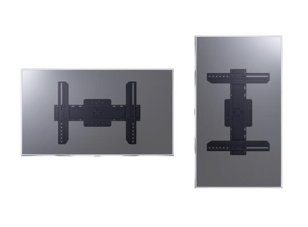 Multibrackets Veggfeste Signage Svart, 600x400, 50Kg landskap/portrett 