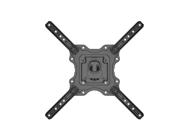 Multibrackets Veggfeste flexarm M Svart, 20Kg, 400x400, 32-55" 