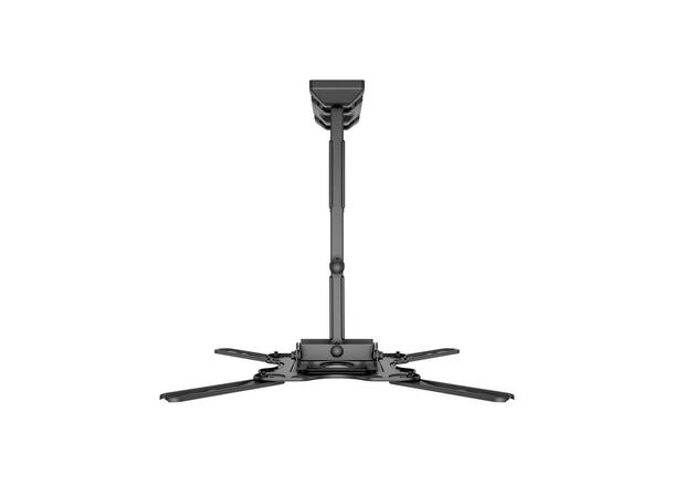 Multibrackets Veggfeste flexarm M Svart, 20Kg, 400x400, 32-55" 