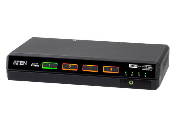 Aten Secure KVM 4-Port DP/HDMI 5K PSD PP V4.0 