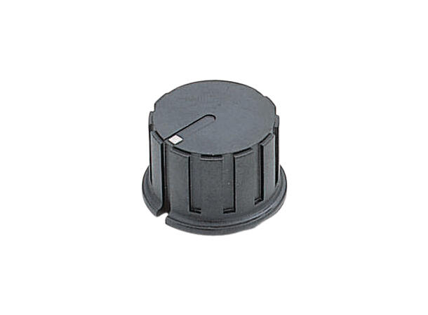 Dreieknapp 24mm Svart Hvit indikasjonsstrek 