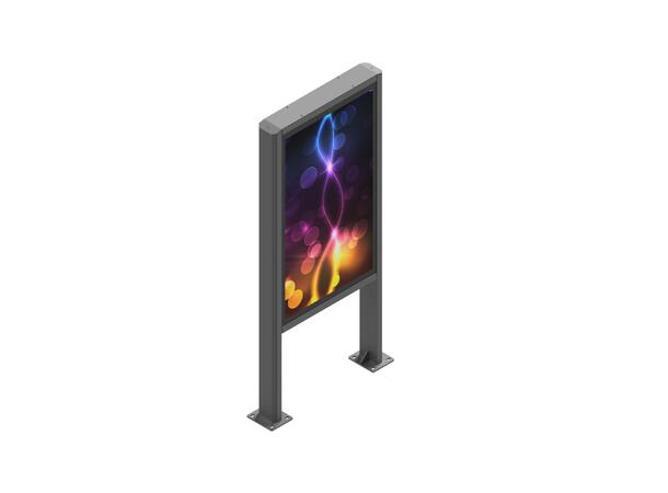 Edbak POK110 Outdoor Samsung LH75OHA 75" Portrait outdoor kiosk 75" Samsung LH75O 