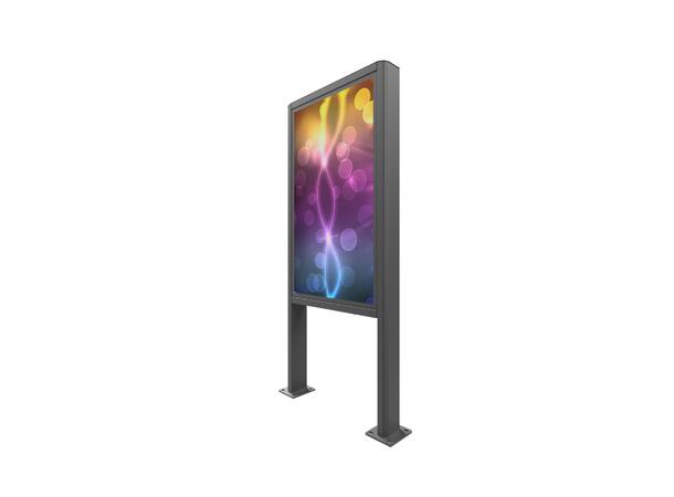 Edbak POK110 Outdoor Samsung LH75OHA 75" Portrait outdoor kiosk 75" Samsung LH75O 