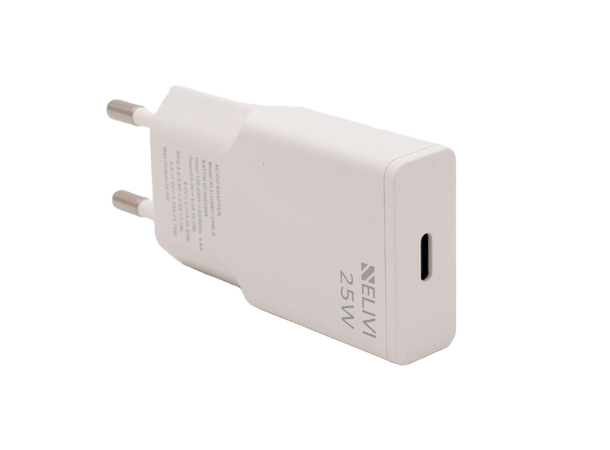 Elivi Solaris Vegglader USB-C 25W PD3.0 | QC3.0 | AFC | PPS | SuperSlim 