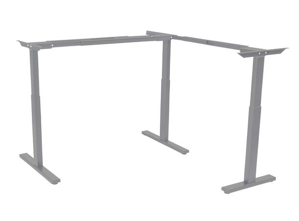 KENSON 3 Sit & Stand Table Sølv 