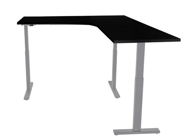 KENSON 3 Sit & Stand Table Sølv 