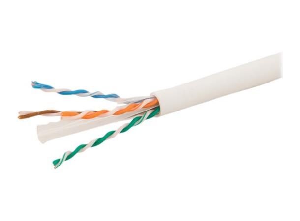 LinkIT Cat.6 U/UTP LSZH hvit 500m Installasjonskabel | AWG 23/1 | 250Mhz 