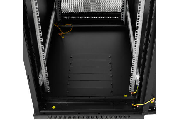 LinkIT Serverskap 22U svart B600xD1000xH1094, perforert - perf 