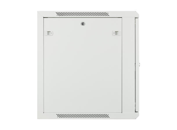 LinkIT Veggskap 19' 12U grå B600xD600xH635 , glass 