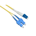 LinkIT fibersnor OS2 LC/SC 2m Duplex | SM | LSZH | Yellow