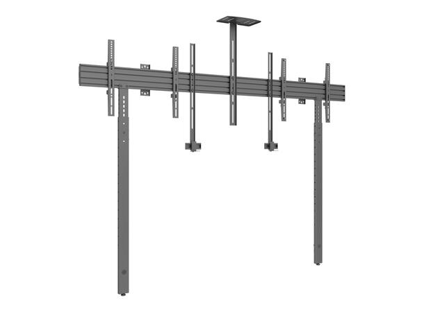Multibrackets Pro Series - Collaboration Side by Side 65" Floorsupport 