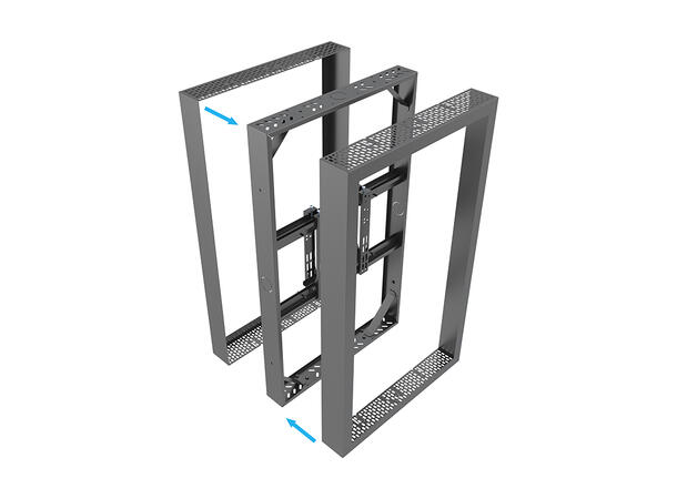 Multibrackets Pro Series - Enclosure 43" High Brightness Frame Black 