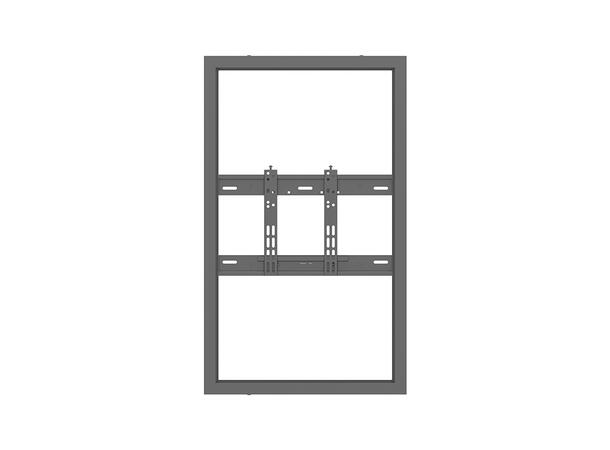 Multibrackets Pro Series - Enclosure 43" Wall Slim Small Black 